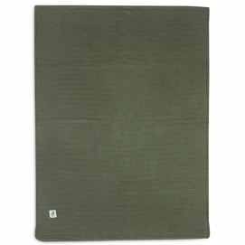 Couverture de Berceau Jollein Velvet Pure Knit Leaf Green