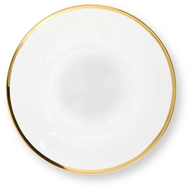 Assiettes à Pâtes VT Wonen White Gold 25.5 cm (Lot de 2)