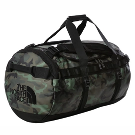 Reisetasche The North Face Base Camp Duffel M Thyme Brushwood Camo Print TNF Black