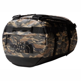 Reistas The North Face Base Camp Duffel S New Taupe Green Painted Camo Print TNF Black