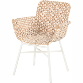 Chaise de Jardin Hartman Delphine Design Royal White Honey Wicker