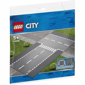 LEGO City Straight Road Plate and T-junction Set (60236)