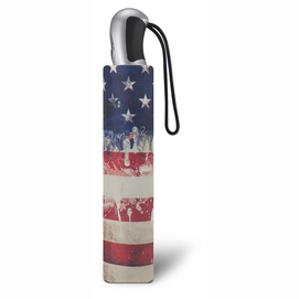 Paraplu Y-Not Easymatic Light Paint Flag USA