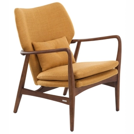 Chair POLSPOTTEN Peggy Fabric Smooth Ochre