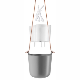 Pot de Fleurs Eva Solo avec Système d'Arrosage Hanging Nordic Grey