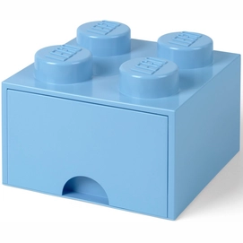 Opbergbox LEGO Brick 4 Lichtblauw