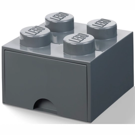 Opbergbox LEGO Brick 4 Dark Grey