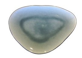 Plate Gastro Medium Grey Blue Oval 22 x 16 cm (4 pc)