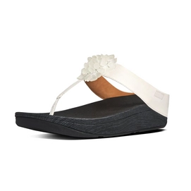 FitFlop Blossom II Leather Urban White