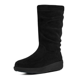 Fitflop Loaff Slouchy Knee Boot Black