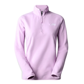 Pull The North Face Femme 100 Glacier 1/4 Zip Lupin