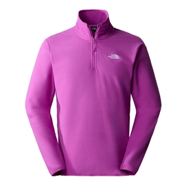 Pull The North Face Homme 100 Glacier 1/4 Zip Purple Cactus Flower