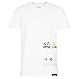 T-Shirt National Geographic Men With Front-Print White