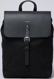 Rugzak Sandqvist Alva Black With Black Leather
