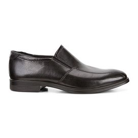 Chaussures Habillées ECCO Homme Melbourne Slip On Noir Santiago-Taille 45