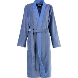 Dressing Gown Cawö 6431 Kimono Women Blue