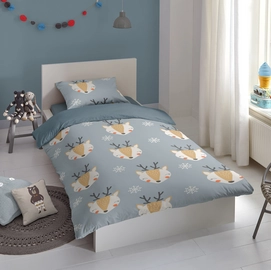 Dekbedovertrek Good Morning Mimi Grey Flanel