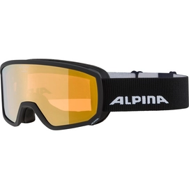 Skibrille Alpina Scarabeo S Q-Lite Schwarz Matt