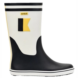 Regenlaars Aigle Women Malouine Col Print Blanc Aigle