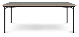 Table Laminée Gris avec Base Noire Eva Solo More 100 x 220/320