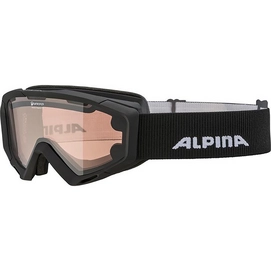 Skibril Alpina Panoma S Magnetic Q + S Black Matt