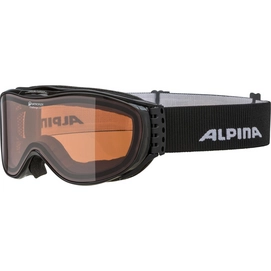 Masque de Ski Alpina Challenge 2.0 Black Transparent / QH