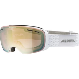 Ski Goggles Alpina Granby White / QVM Lightgold