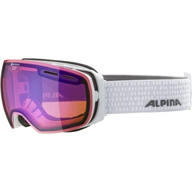 Ski Goggles Alpina Granby White / QHM Blue