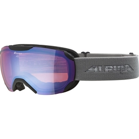 Ski Goggles Alpina Pheos S Black Grey / HM Blue