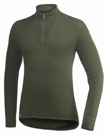 Sweatshirt Woolpower Zip Turtleneck 200 Green