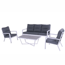 Loungeset Hartman Canberra 3+2+1 White Ash Grey Olefin