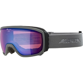 Masque de Ski Alpina Scarabeo Grey / QHM Blue