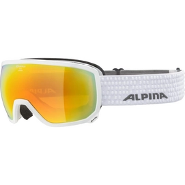 Ski Goggles Alpina Scarabeo White / HM Red