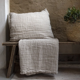 Tagesdecke Passion for Linen Cleo Natural-130 x 300 cm