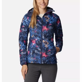 Imperméable Columbia Femme Powder Pass Hooded Nocturnal Floricult