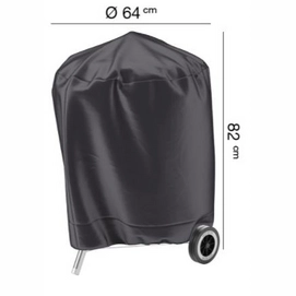 Barbecuehoes AeroCover Anthracite  (Ø64 x 82 cm)