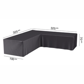 Loungesethoes AeroCover Anthracite L (325 x 325 x 100 x H70 cm)