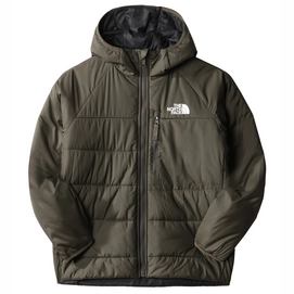 Jas The North Face Boys Reversible Perrito Jacket New Taupe Green TNF Black