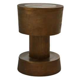 Stool POLSPOTTEN Bolt Antique Brass