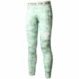 Legging The North Face Women Flex Mid Rise Tight Lime Cream Grit Texture Print