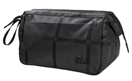 Kulturbeutel Jack Wolfskin  Space Talent Washbag Y.D. Big Check Schwarz Damen