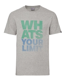 Tennisshirt HEAD Wyl Grey Melange Herren