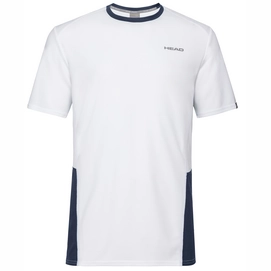 T-shirt de Tennis HEAD Men Club Tech White Dark Blue-XXXL