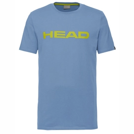Tennisshirt HEAD Men Club Ivan Soft Blue Yellow