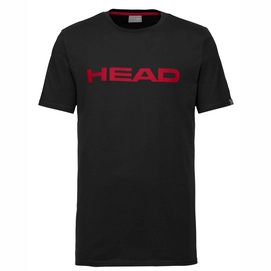 Tennisshirt HEAD Men Club Ivan Black Red