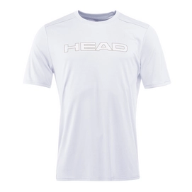 T-shirt de Tennis HEAD Men Basic Tech White