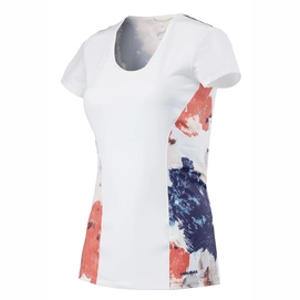 Tennis Shirt HEAD Vision Graphic Shirt Women White Coral