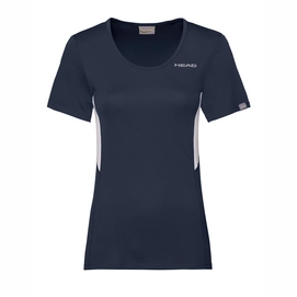 Tennisshirt HEAD Women Club Tech Dark Blue-L