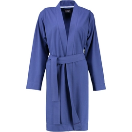 Badjas Cawö 815 Uni Kort Kimono Women Donkerblauw