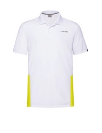 Polo HEAD Boys Club Tech White Yellow